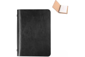 Ceeyoll A7 Notizbuch Notizblöcke Hardcover Rutschfest und Verschleißfest Hochwertiges Papier Leicht Zu Tragen Ringbuch Notizbücher Wird für Notizen Planung Studium Reisen und Projekte Verwendet Tageb