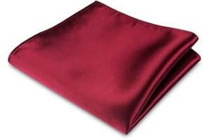 OUTLETISSIMO® POCHETTE FAZZOLETTO TASCHINO RASO ROSSO GRANATA CLASSICO UOMO DONNA NUOVO