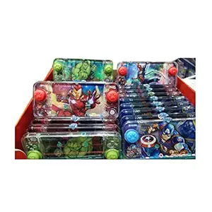 Toy TROLLY Transparent Water Game for Kids | Water Console Game for Boys | Ring Game | Handheld Game | Water Video Game for Kids | Water Plastic Toy (Double Button)