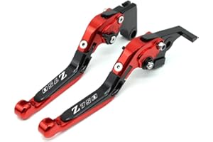 YANGHUA Leva freno e frizione CNC pieghevole e estendibile per moto Kawasaki Z750 (non per il modello Z750S) 2007, 2008, 2009, 2010, 2011 e 2012