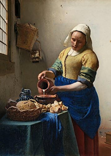 Grafika Kids Jigsaw Puzzle 24 pieces - Magnetic Pieces - Vermeer Johannes: The Milkmaid, 1658-1661