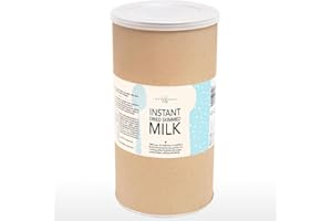 INGREDIENTS BAR IB Instant Soluble Skimmed Milk Powder 600g | No Additives 100% Pure | Quick-Dissolving Multipurpose for Coffee & Vending Machines, Cooking & Baking, Dairy Drinks | Dried Granulated Milk