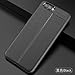 Price comparison product image TAITOU Huawei Honor10 Armor Case, Soft Centre Parting Design Litchi Texture Bumper Frame Thin Cover, Cool Ultralight Slim Anti-Drop Protect Phone Case For Huawei Honor 10 Black