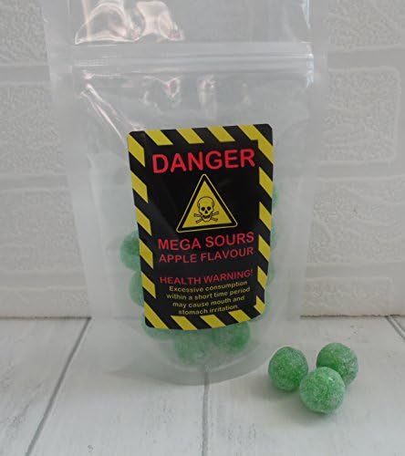 Mega Sour Apple Balls - Novelty Gift, Christmas Gift, Secret Santa Gift, Stocking Filler