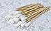 niceEshop(TM) Wooden Handle Single,end Cotton Tip Applicator Swab,100pcs