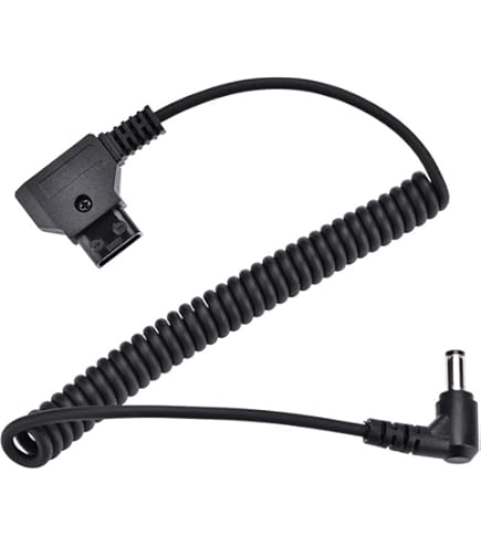 Eonvic Câble Flexible Anton D-TAP Vers 2 Broches Pour Caméra Moniteur ARRI, RED, Teradek Bolt 500 XT, Paralinx Preston Transvideo Offhollywood Switronix Panasonic, Vaxis/SmallHD 703 Et 503