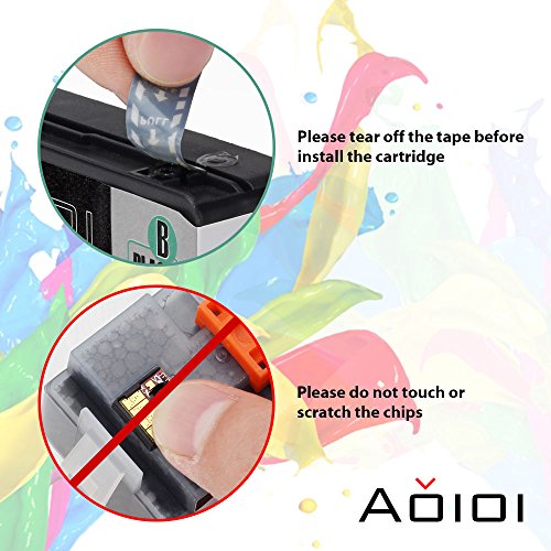 Aoioi Kompatibel Tintenpatronen Ersatz für Epson 29XL 29 (1 Schwarz, 1 Blau, 1 Rot und 1 Gelb) 4er-Pack für Epson XP-342 XP-332 XP-345 XP-442 XP-445 XP-432 XP-247 XP-335 XP-235 XP-245 XP-435 XP-330 XP-430 Patronen - 3