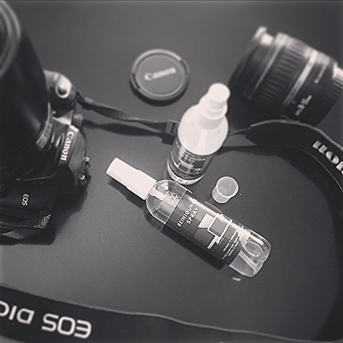 Bildschirmreiniger / Bildschirm Reinigungsspray für Handy, Laptop, Kamera, Tablet und TV / Bildschirmreinigung wirkt Antistatisch mit Antischmutz-Effekt / Display Reiniger Alkoholfrei (100ml) - 5