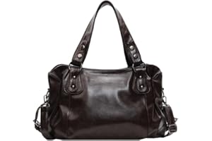 GSenhui Tote Bag damska torebka w stylu vintage, torba do noszenia w mieście, torba na ramię z wieloma kieszeniami, torba na ramię dla kobiet, duża, do szkoły, pracy