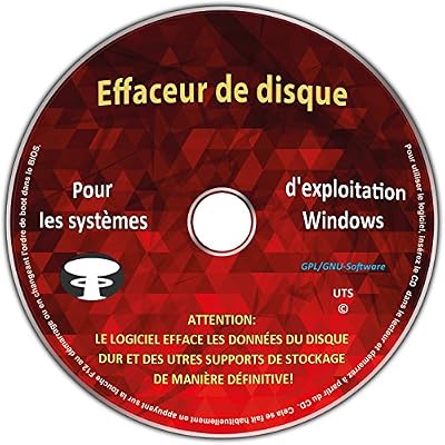 UTS Effaceur & formateur de disque dur pour les systèmes d'exploitation Windows 10 / 8 / 7 / Vista / XP (32 & 64 Bit), destructeur de données, suppression sécurisée de données " Tous supports de stockage"