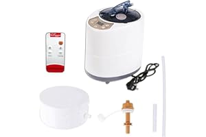 KOVFBRO Portable Sauna Steamer Machine for Home Use,Personal Sauna Pod with Fast Heating,Adjustable Steam Settings,Quiet Operation,Ideal for Relaxation,Detox, and Skin Care,Fits Most Sauna Tents,HeaterUK Plug