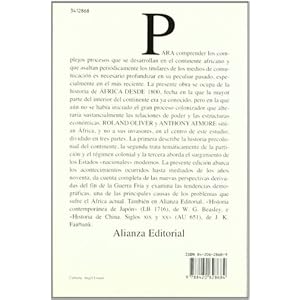 África desde 1800 (Alianza Universidad (Au))