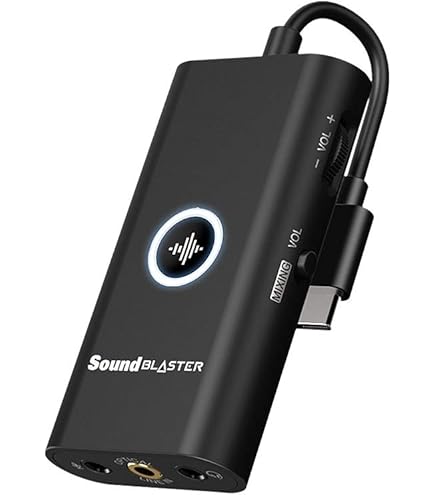 Refurbished) Creative Sound BlasterX G6 Hi-Res 130dB 32bit