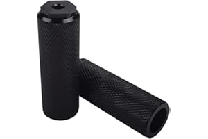 HOUSON 2 PCS Bicycle Pegs, Foot Pegs for Mountain Bikes - Black Footrests