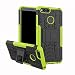 Produktbild Huawei Honor 7X Hülle,Stilvoller Handyhülle Fall GOGME [Dual Layer Armour Series] Rugged TPU / PC Hybrid Armor Super Schutzhülle. Anti-Scratch PC Rückwand Schale + Stoßfeste TPU Innenschutzabdeckung + Faltbarer Halterungen , für Huawei Honor 7X Case Cover.Grün