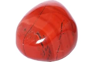 ‎ERLIWAY Roter Jaspis-Heilkristallsteine, 1,25–2,0 Zoll, große Reiki-Heilsteine, natürlich getrommelte, polierte Steine für Energie-Hexerei-Therapie-Meditation