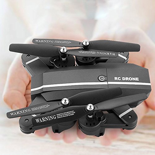 Cewaal Abejón plegable de RC Quadcopter con el video vivo de la cámara 1080P, hélices del sensor de gravedad abejón del truco del vuelo de 360 ° para los niños