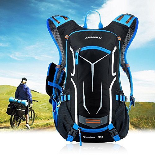 Lixada Leichter Fahrrad Rücksack mit Regenschutzkappe - 2