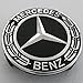 Produktbild Mercedes Benz Legierung Felgendeckel Nabendeckel 75 mm * NEUE SERIE SCHWARZ 2017 *