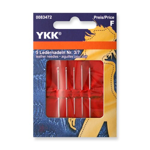 YKK 83472 Ledernadeln Nr. 3-7 sortiert, 5 Stück