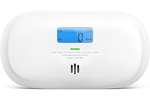 X-Sense Smart Kohlenmonoxid Melder, TÜV Rheinland Zertifiziert, mit Digitalanzeige, austauschbarer Batterie, Basisstation SBS50 erforderlich (separat erhältlich), XC0C-MR, 1 Stück