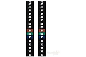 BRJR Home Brew Online 2 Pack - Stick-on LCD Thermometer Beer Wine Aquarium