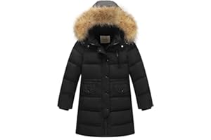 MEYOCEYO Piumino Bambini Invernale Unisex Cappotto Mantieni Caldo Giacca Antivento Parka con Cappuccio Giubbotti Snowsuit