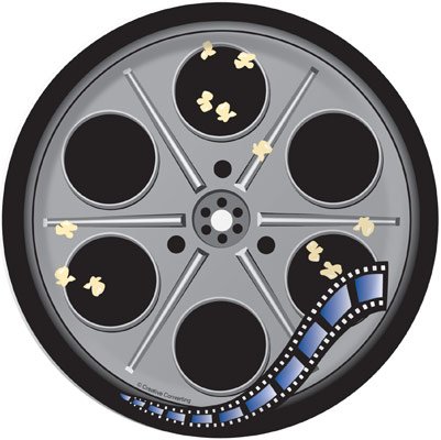 Preisvergleich Produktbild Kleine Pappteller "Film ab!" 8er Pack