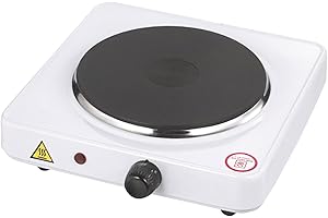 WEGEEK Papillon - Hornillo Electrico 1 Placa 1500w