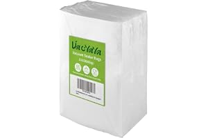 VacYaYa 100 påsar 15x25cm vakuumförslutare för mat,frysförvaringspåsar,vakuumförslut matpåsar med BPA-fri