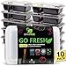 Produktbild Meal Prep Containers [10-Pack] 2 Compartments, Reusable Food Containers with Lids for Portion Control and Food Storage – BPA free, Stackable, Microwave, Freezer, Dishwasher Safe Bento Boxes