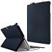 Produktbild Microsoft Surface Pro 4 Hülle Case -Infiland Slim Fit Folio PU-lederne dünne Kunstleder Schutzhülle Cover Tasche für Microsoft Surface Pro 4 31,24 cm (12,3 Zoll) Windows 10 Pro Tablet-PC (mit Auto Schlaf / Wach Funktion, Tablet und Tastatur sind nicht entgehaltet)(Dunkleblau)