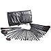 Soldcrazy 32Pcs Purely Natural Professional Woolen Flat Top foundation/angled blusher/face powder/stippling/face contour Cosmetic Makeup Brush Sets &ToolsSoldcrazy