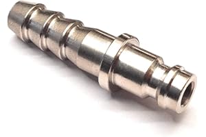 TIRRITO Acoplamiento macho de liberación rápida en línea para manguera de gas butano/propano de 8 mm, ideal para barbacoa, calentador de patio y cocinas de gas de camping