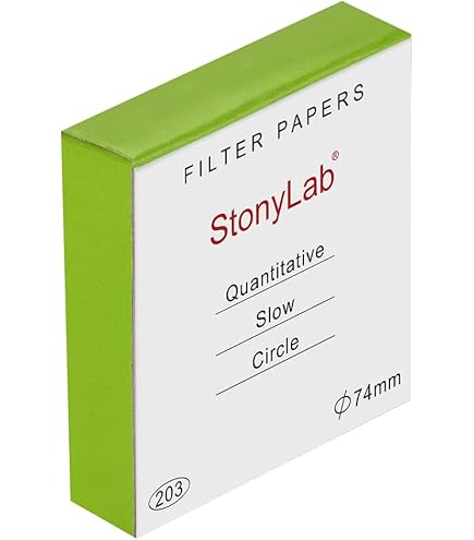 TIMESETL 100Stück Labor Filterpapier Rund Laborfilter, Durchmesser 11cm