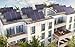 Produktbild Alu-Dibond-Bild 140 x 90 cm: "Solar pannels on the roof of the house", Bild auf Alu-Dibond