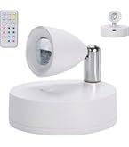 2 Faretti LED RGB A Batteria Con Telecomando - 13 Colori, Testa Regolabile, Per Quadri E Ambienti - 2