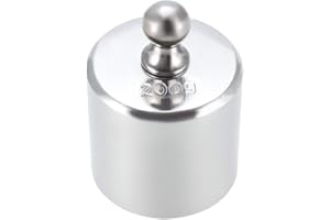 sourcing map Calibration Weight 200g M2 Precision Chrome Plated Steel for Digital Balance Scales