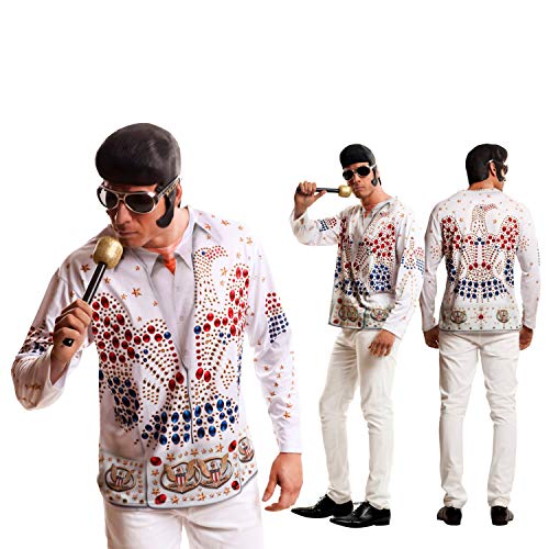 Yijja Fast Fun - The King, camiseta de manga larga para adultos, talla L (Charm Kingdom YJ00096)