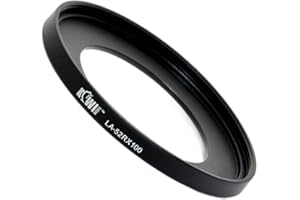 Kiwifotos Adaptateur de Filtre pour Objectif pour Appareil Photo Sony Cyber-Shot DSC RX100VA, RX100V, RX100 IV, RX100 III, RX100 II, RX100 et Nikon 1 Nikkor VR 10–30 mm f/3.5–5.6 PD Zoom