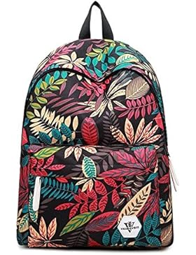 Leichte Canvas Laptop Rucksack, unisex Teen Schulrucksack Outdoor-Reisen Daypack Fashion Maple Leaf Umhängetasche-BinKe