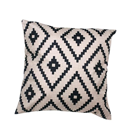 Sunnywill Geometrische Argyle Leinen Throw Kissen Fall Kissen Cover Home Decor ( Kissen ist nicht inbegriffen )