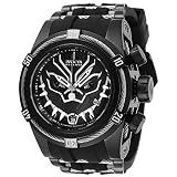 Invicta Marvel Herren-Armbanduhr Armband Silikon Schwarz Schweizer Quarz 27007