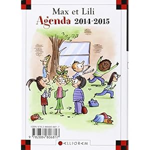 Agenda Max et Lili 2014-2015 Livre en Ligne - Telecharger Ebook