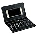 Price comparison product image Woopower Universal Wired Keyboard Flip Holster Case Cover For Samsung Galaxy Note 5 4 2 S7 S6 S4 S3 HTC M9 M8 One plus One and other 4.2''-6.5''Micro USB Andriod Mobile Cell Phones With OTG (black)