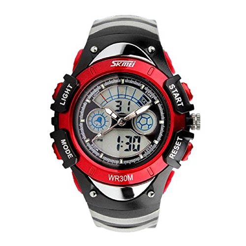 Sannysis Kinder LED-Quarz-Uhr-Jungen-Mdchen-Tauchen Armbanduhr Sannysis Kinder LED-Quarz-Uhr-Jungen-Mdchen-Tauchen Armbanduhr