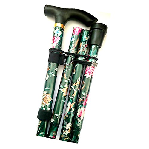 Preisvergleich Produktbild Grün Floral-Gehstock – [Bargain House]