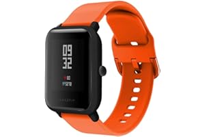 ACTECH Pasek do Amazfit Bip/Amazfit GTR 42 mm/Amazfit GTS/Amazfit GTS 2 Mini/Amazfit GTS 2e/Amazfit GTS 2, 20 mm silikonowy zamiennik opaski