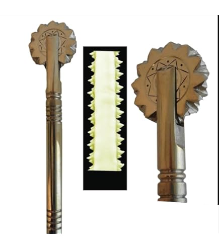 Rotella Tagliapasta Sardo Su Rudigliu Artigianale In Ottone Massiccio N