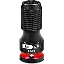 AMTOVL Adapter – Wandelt 3/8 Auf 1/4 Zoll – Für Schlagschrauber & Ratschen – Aus Starkem 42CrMo Stahl Mit Schnellspannfunktion